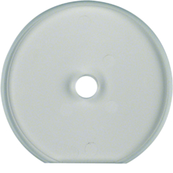 1094 Placca terminale in vetro per interruttore/pulsante a manopola Serie Glas,  chiaro lucido