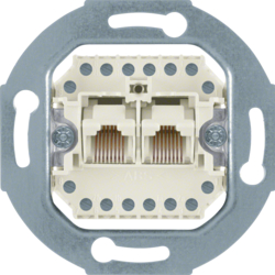 4539 Presa RJ universale a 8/8 poli,  cat. 3 TECNICA DI TELECOMUNICAZIONI,  bianco