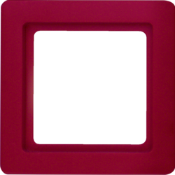 10116062 Cornice singola BERKER Q.1, rosso velluto