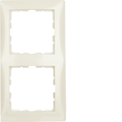 10128982 Cornice doppia BERKER S.1, bianco lucido