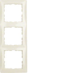 10138982 Cornice tripla BERKER S.1, bianco lucido