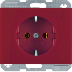 47157015 Presa SCHUKO BERKER K.1, rosso lucido