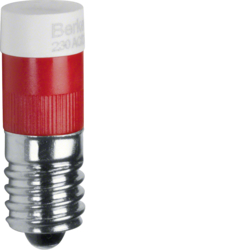 167801 Lampada LED E10 CONTROLLO LUCI,  rosso