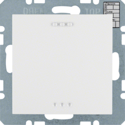 75441259 Regolatore di temperatura oggetto KNX Con accoppiatore bus integrato,  KNX - BERKER S.1/B.3/B.7, bianco polare lucido