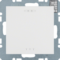 75441289 Regolatore di temperatura oggetto KNX Con accoppiatore bus integrato,  KNX - BERKER S.1/B.3/B.7, bianco polare opaco