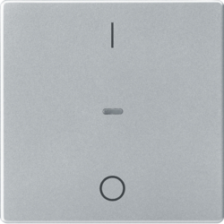 80962221 Copertura per modulo sensore a tasti singolo con lente chiara,  KNX - Berker Q.1/Q.3