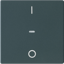 80962226 Copertura per modulo sensore a tasti singolo con lente chiara,  KNX - Berker Q.1/Q.3