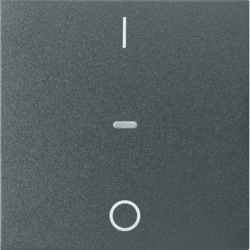 80962285 Copertura per modulo sensore a tasti singolo con lente chiara,  KNX - BERKER S.1/B.3/B.7