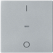 80962221 Copertura per modulo sensore a tasti singolo con lente chiara,  KNX - Berker Q.1/Q.3